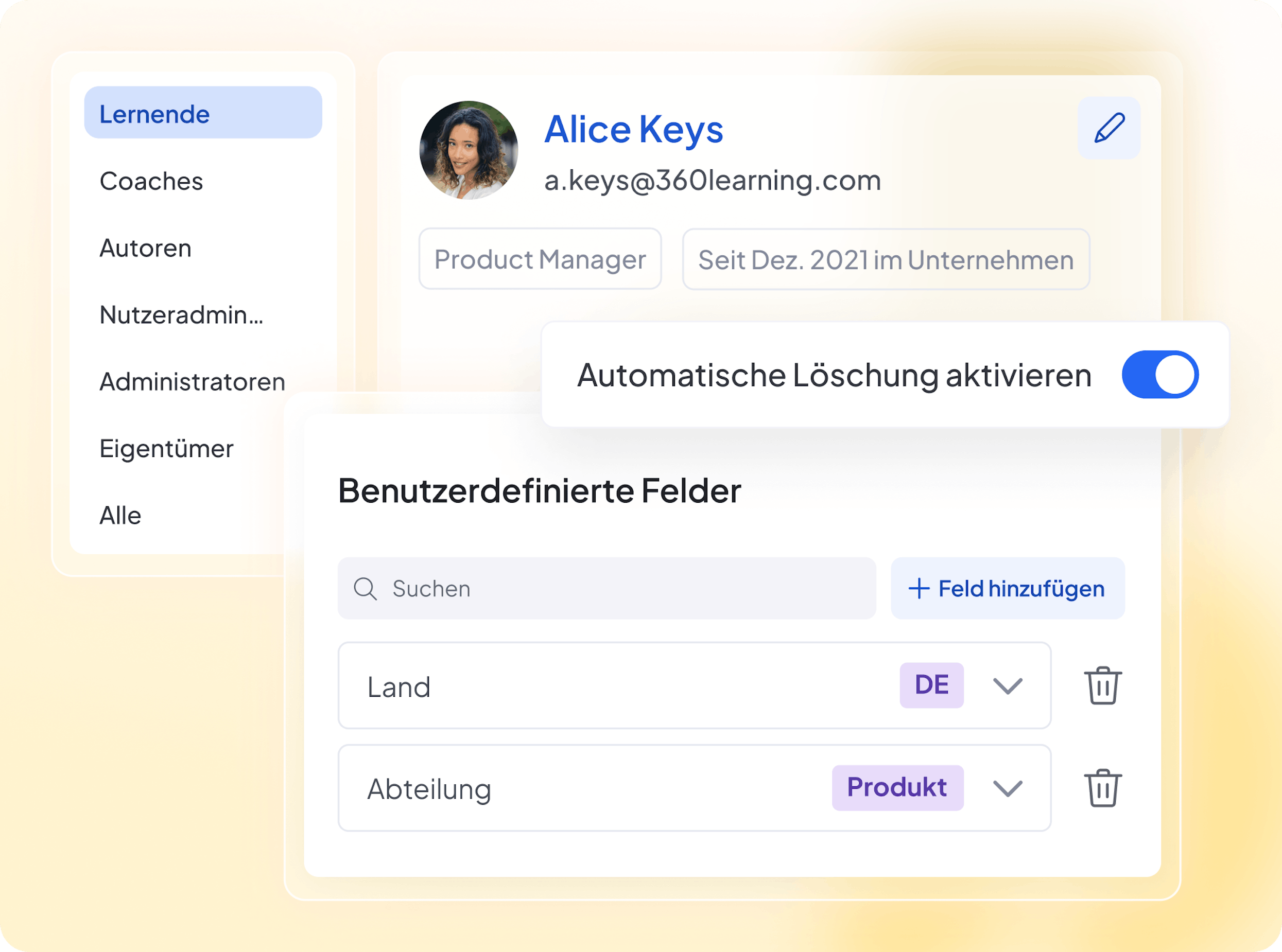 Benutzerverwaltung | Schulungsmanagement