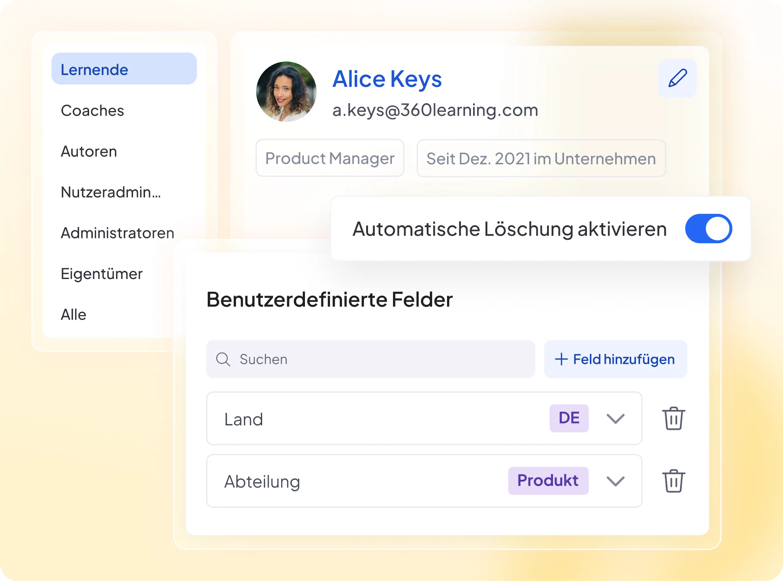 Benutzerverwaltung | Schulungsmanagement