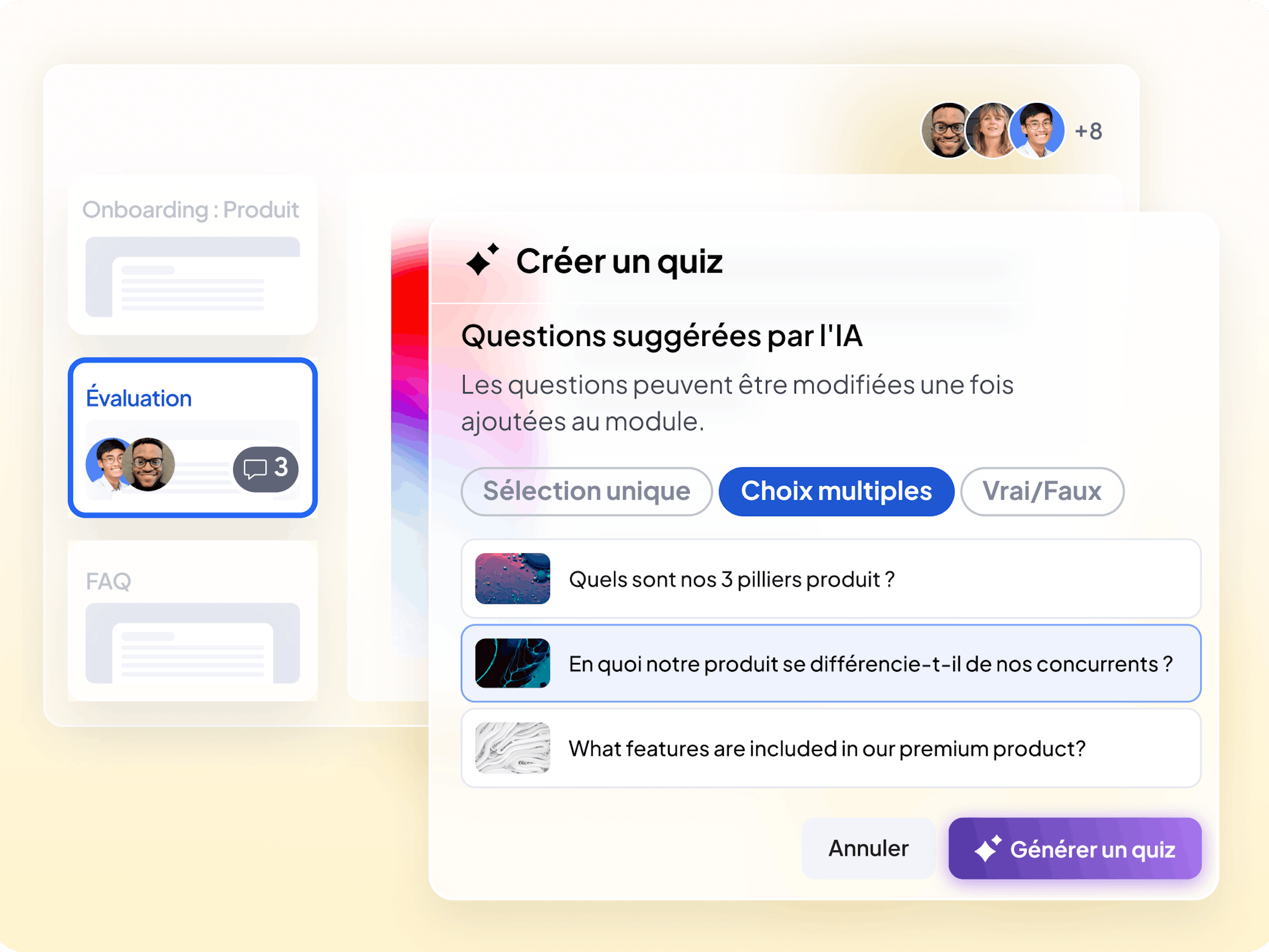 LMS alimenté par l'IA