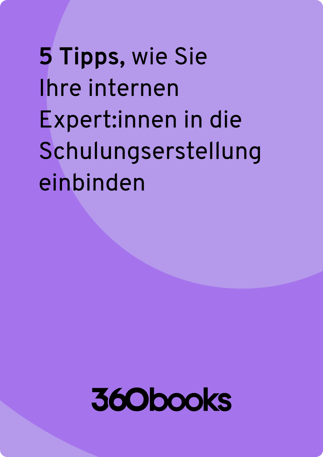 Ebook Interne Experten einbinden | 360Learning