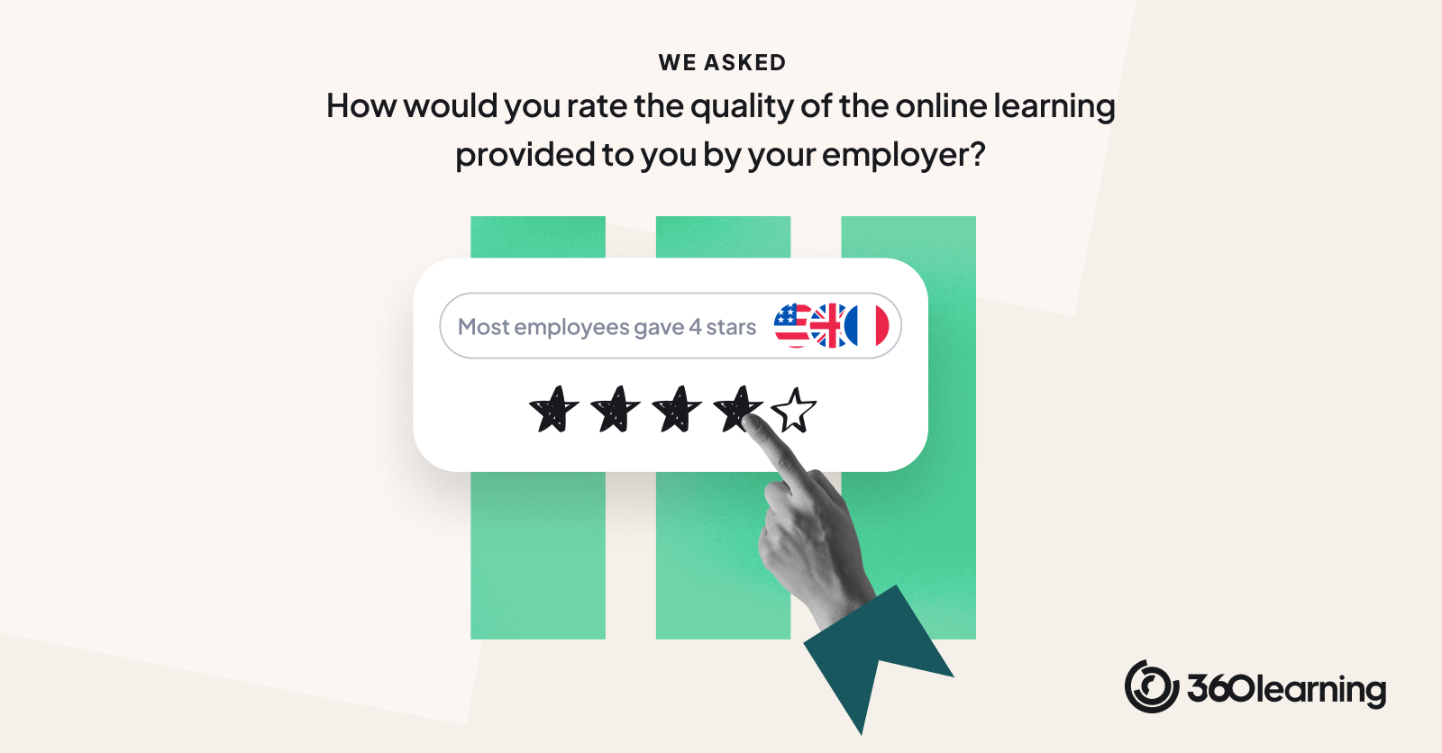 Employees rate their online learning highly