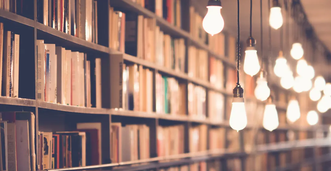 book shelves representing a skills audit
