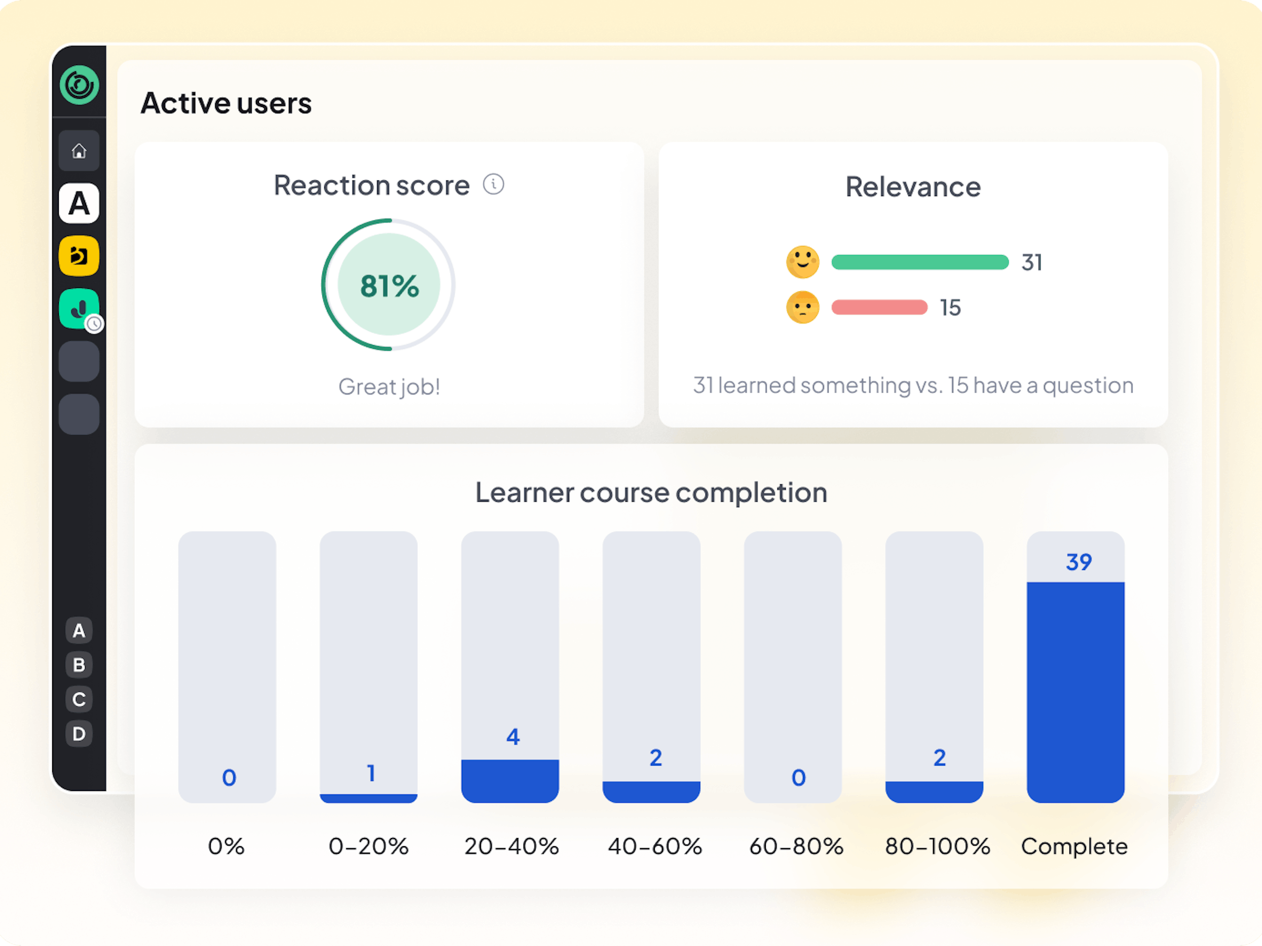 LMS Reporting Dashboard