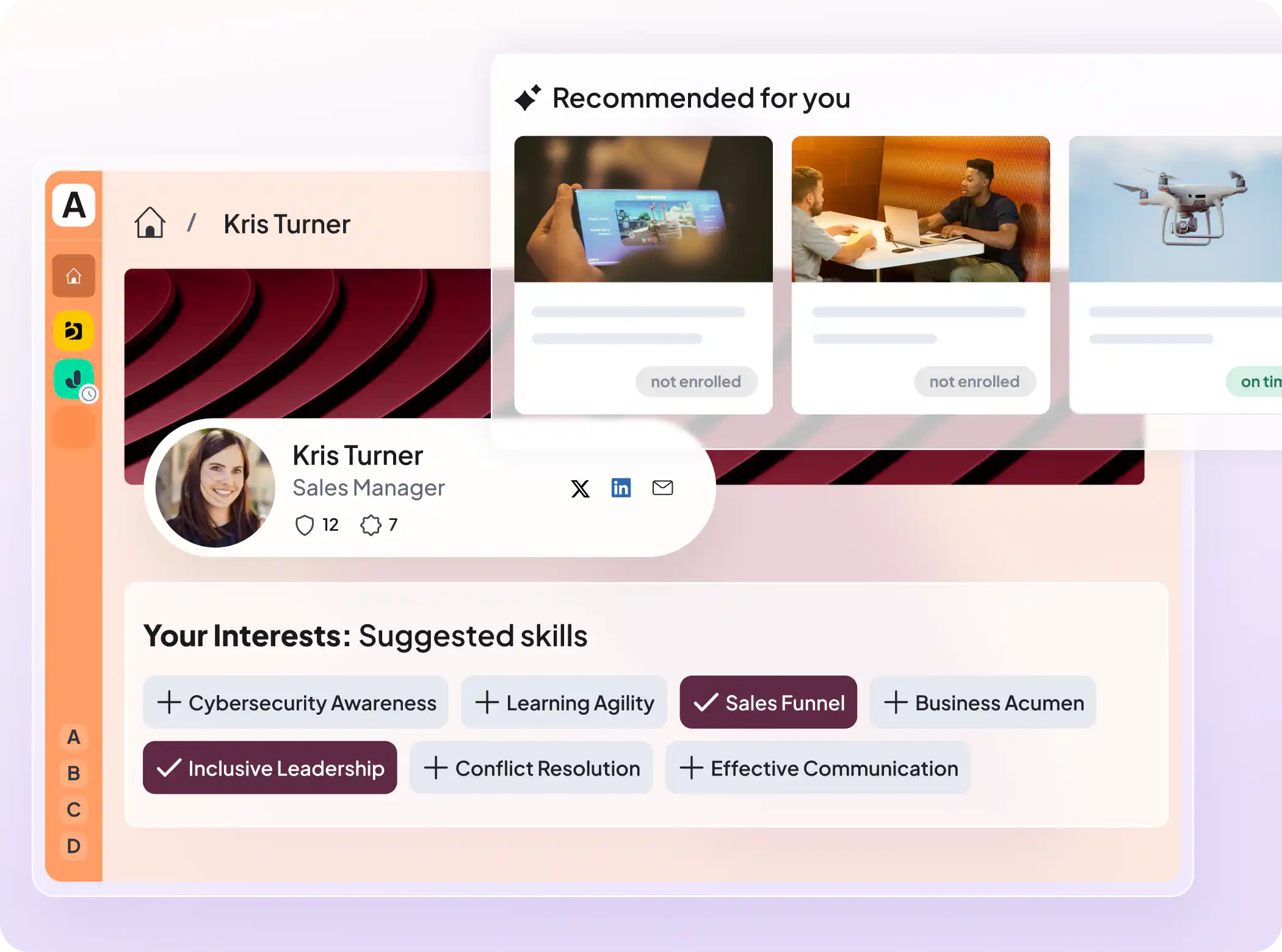 360 Learning User Interface 360Learning's Learning Experience Platform (LXP)