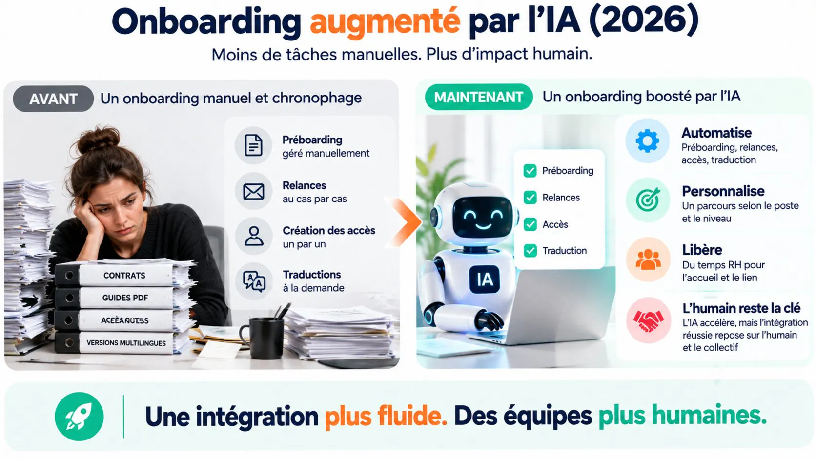 infographie onboarding augmenté IA