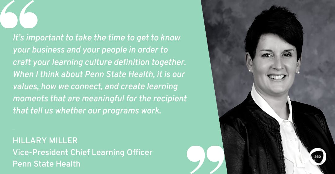 Hillary Miller, Vice-President Chief Learning Officer quote