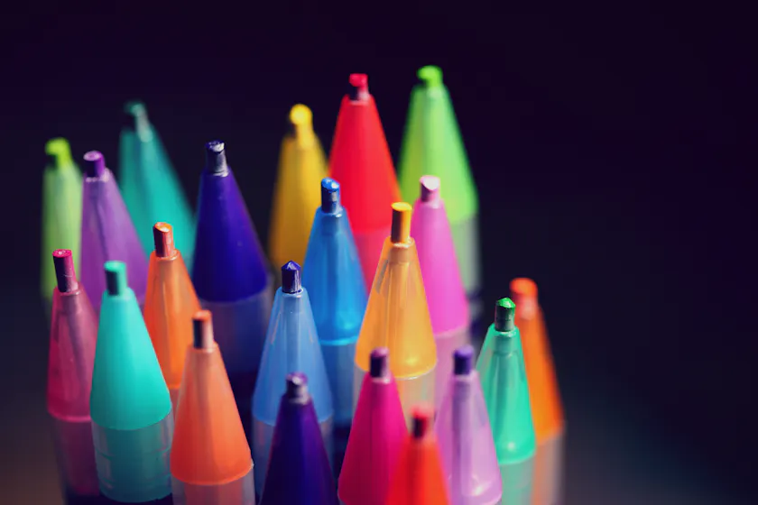 colored crayons representing DEI training