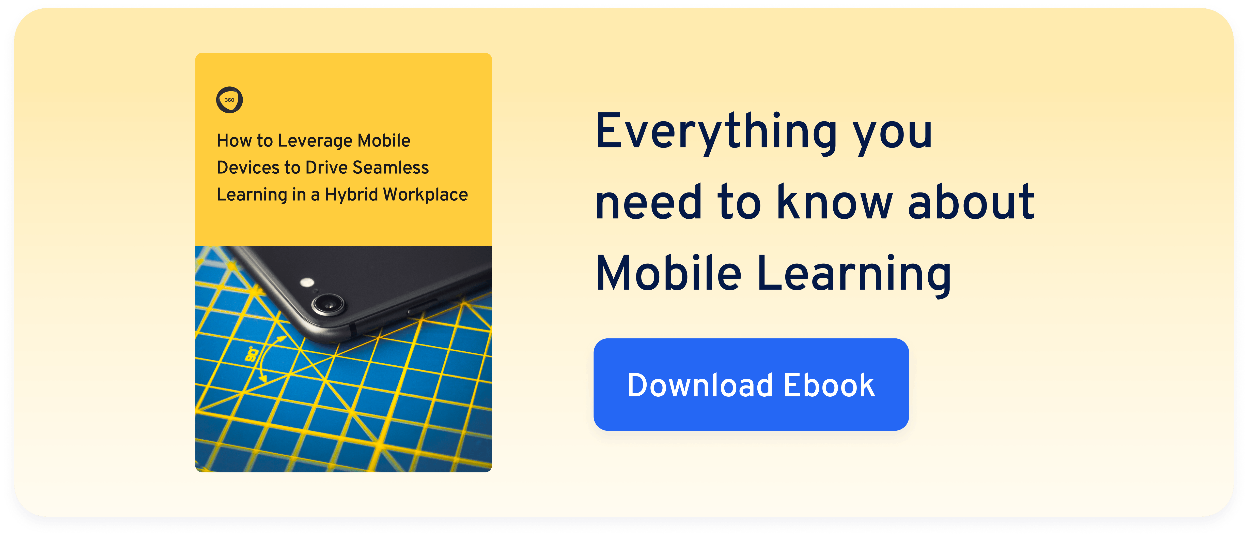 mobile learning ebook cta