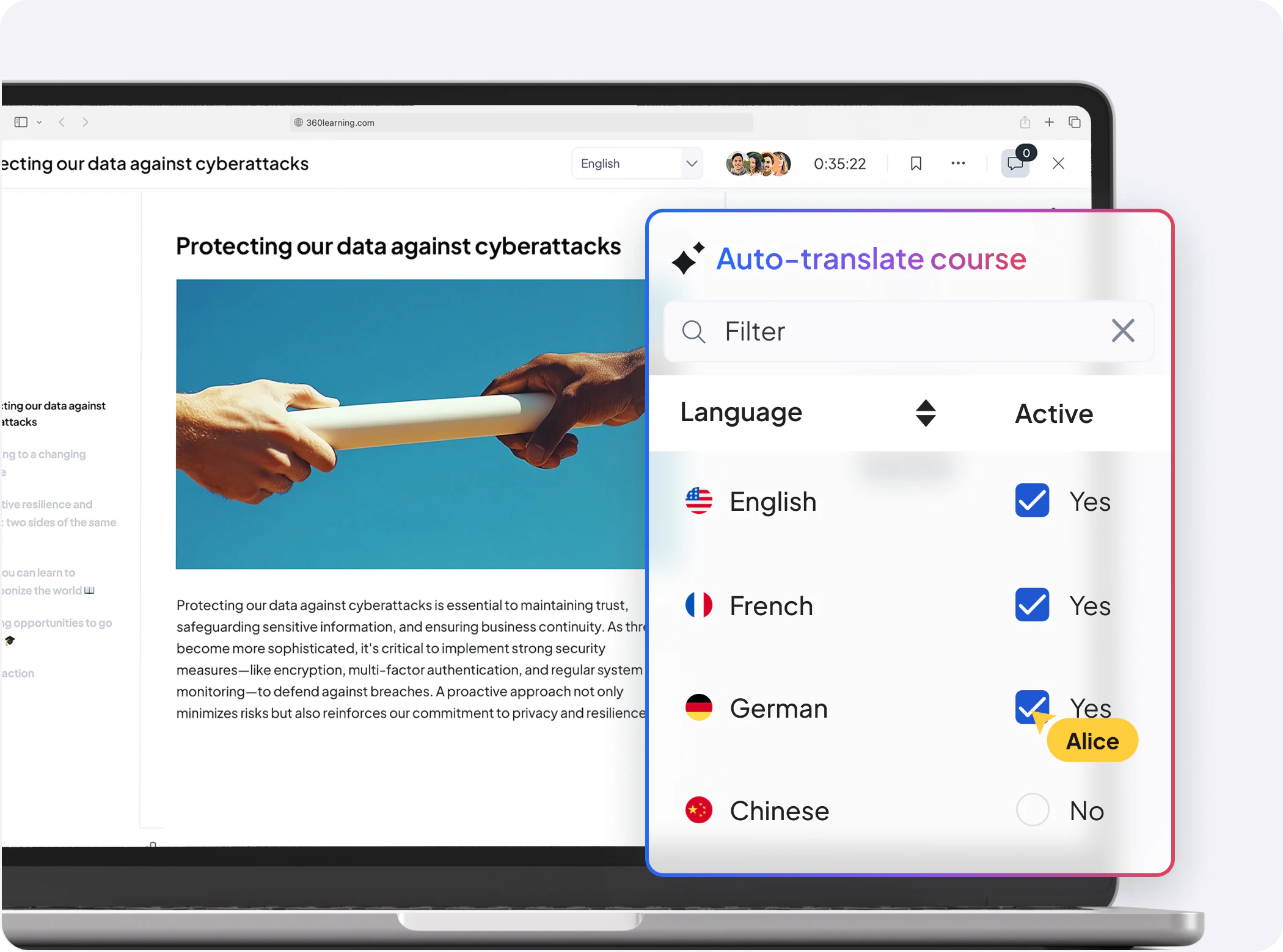 360 Learning Published Course The first comprehensive learning platform | 360Learning