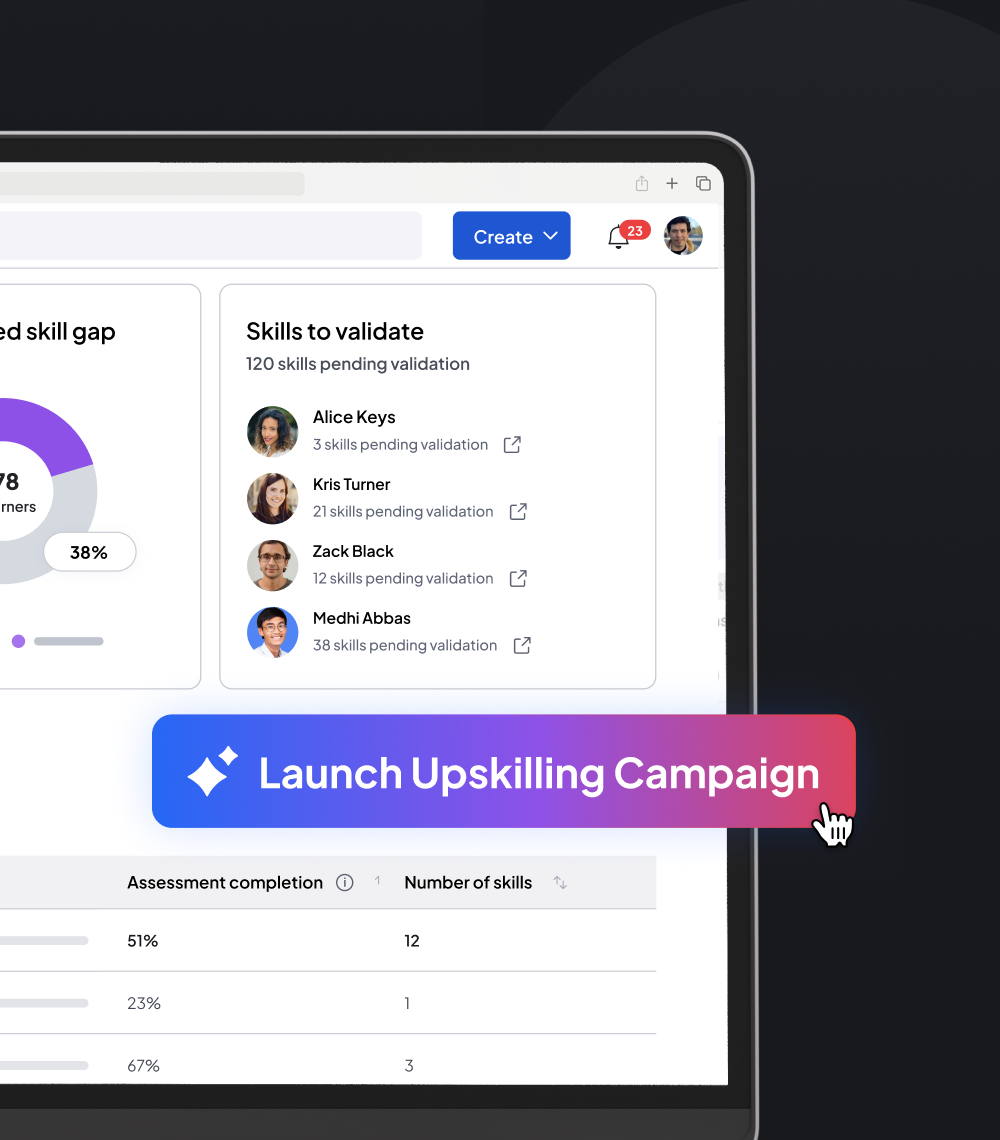 Thumb image for 360Learning's AI powered upskilling campaigns