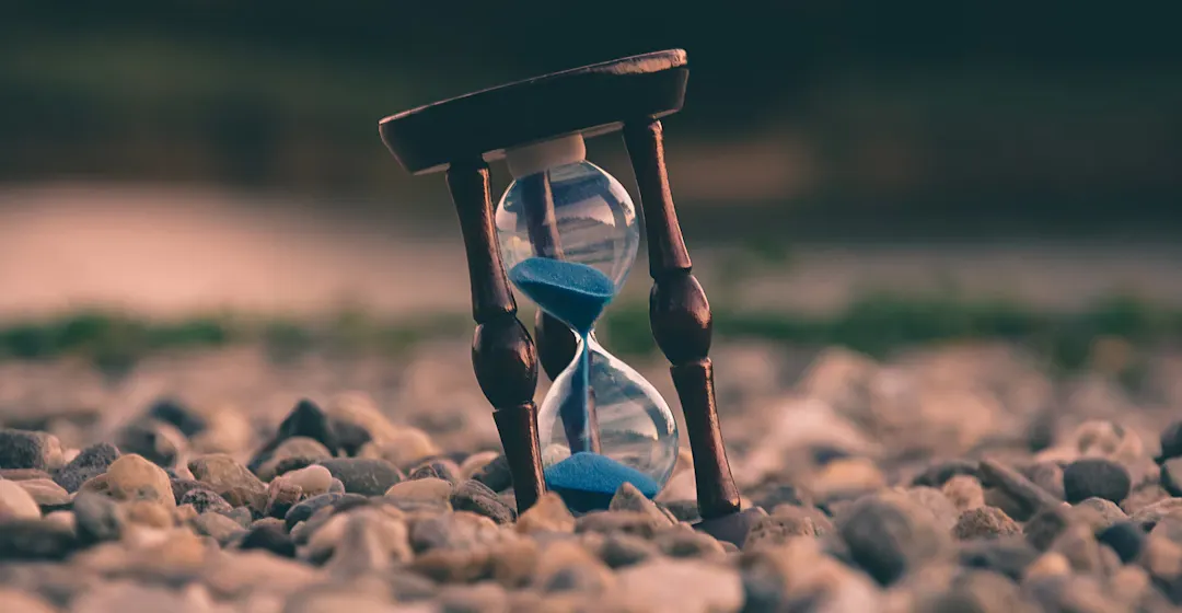 Hourglass depicting time running out. Is L&D still fit for purpose?