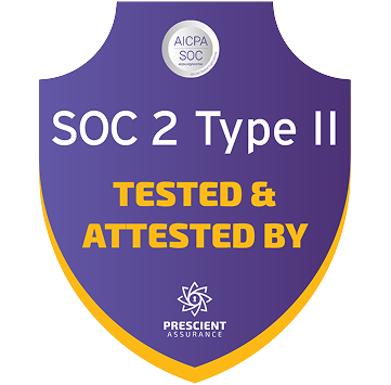 SOC 2 Type 2 security badge awarded to 360Learning