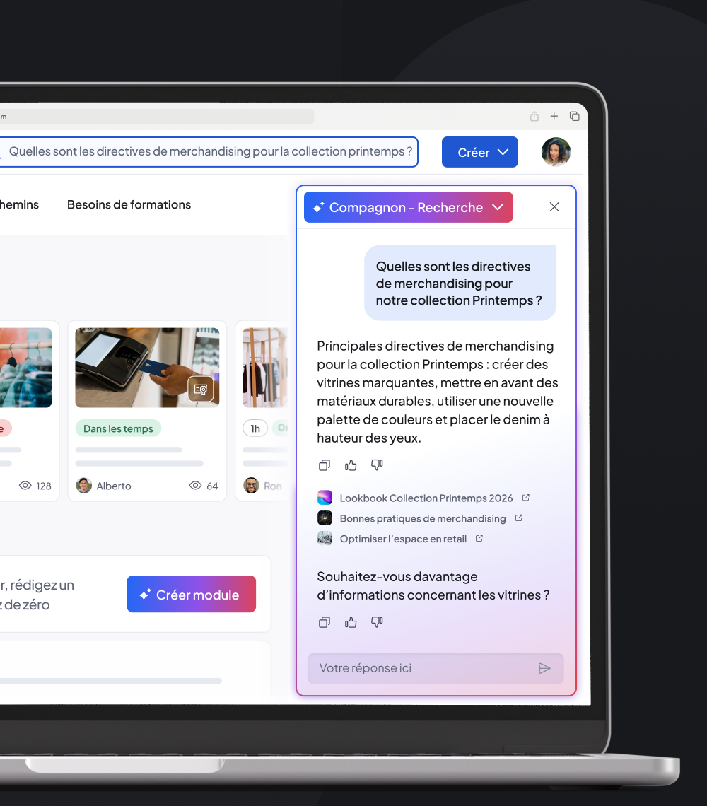 Compagnon IA Mode Recherche
