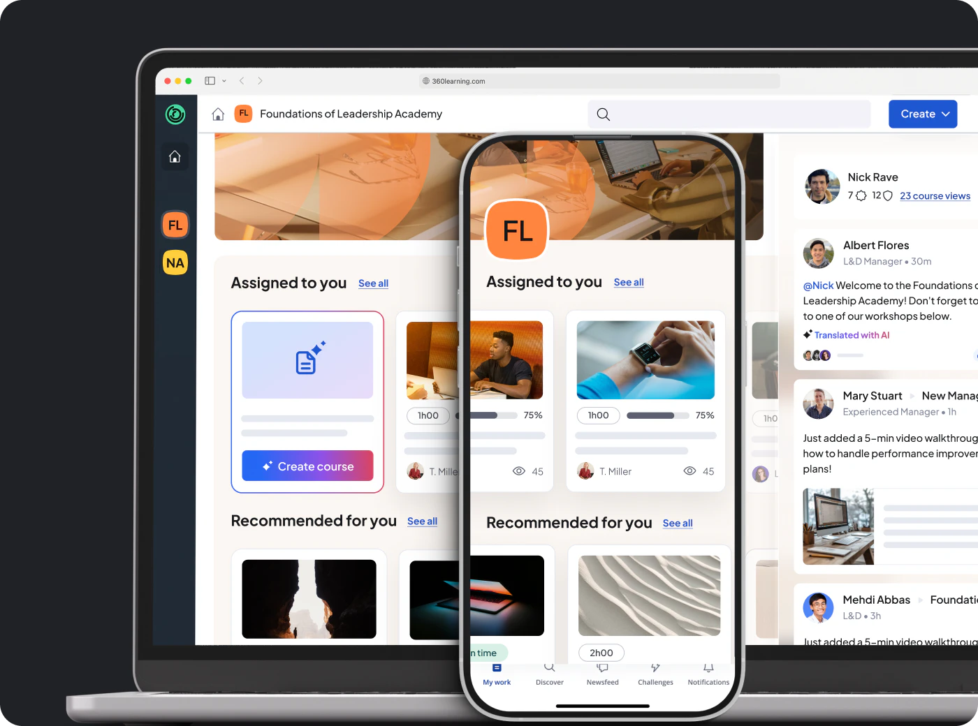 One learning platform. Built for enterprise impact | 360Learning