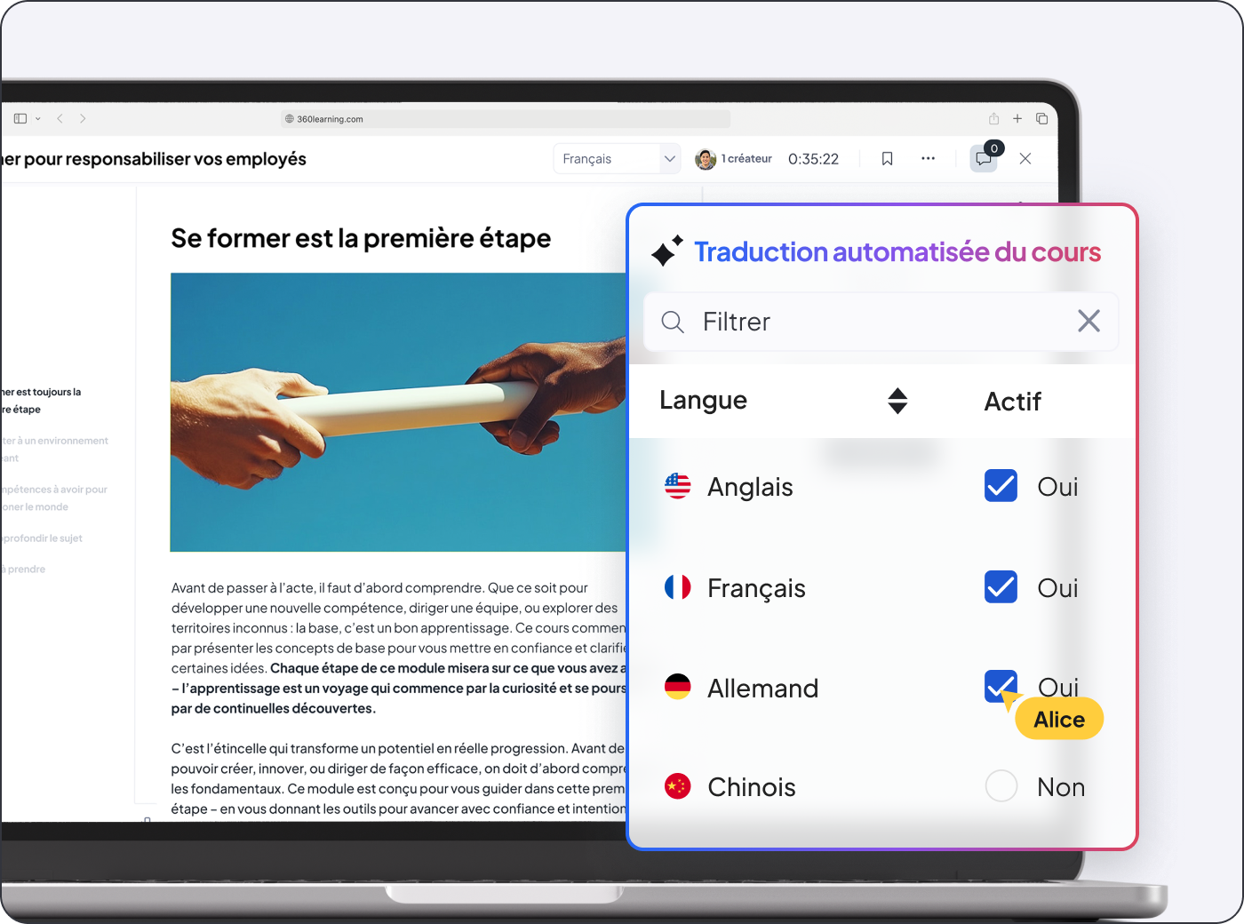 Traduction automatisée