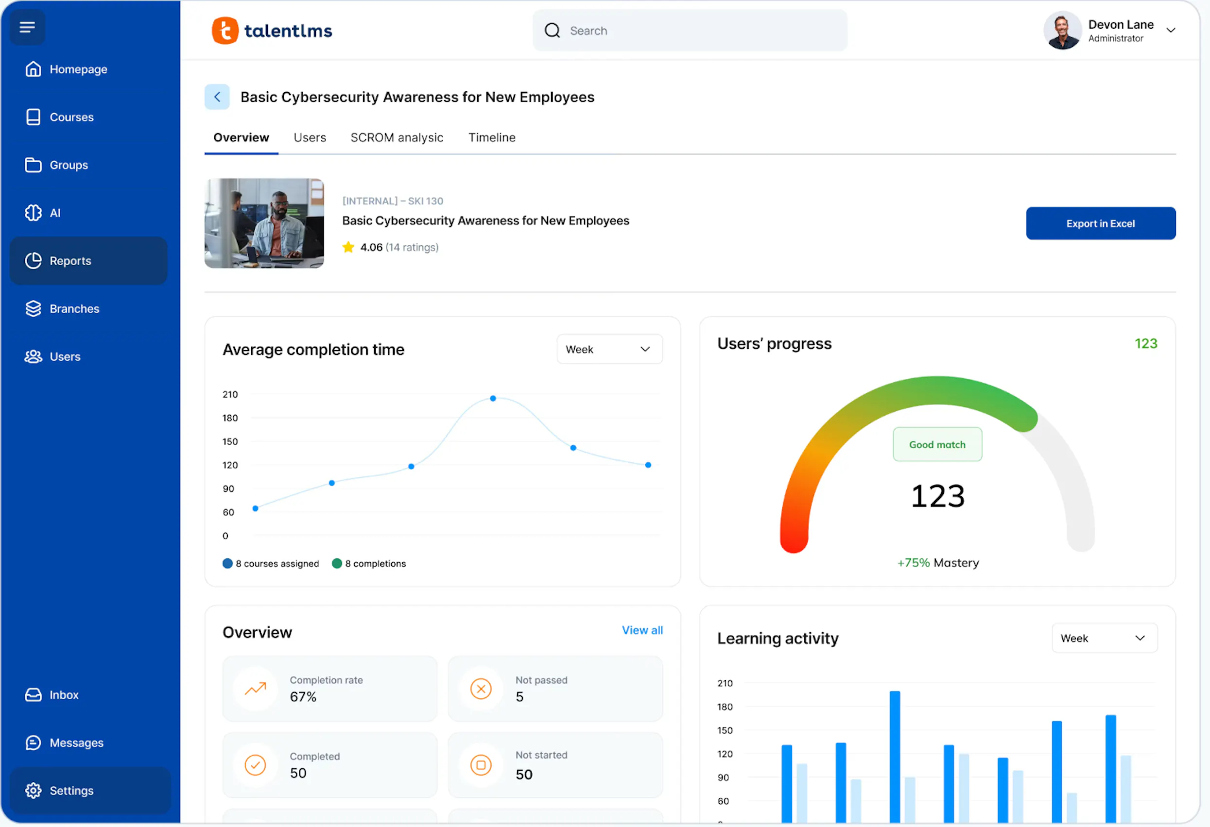 talentLMS lernplattform