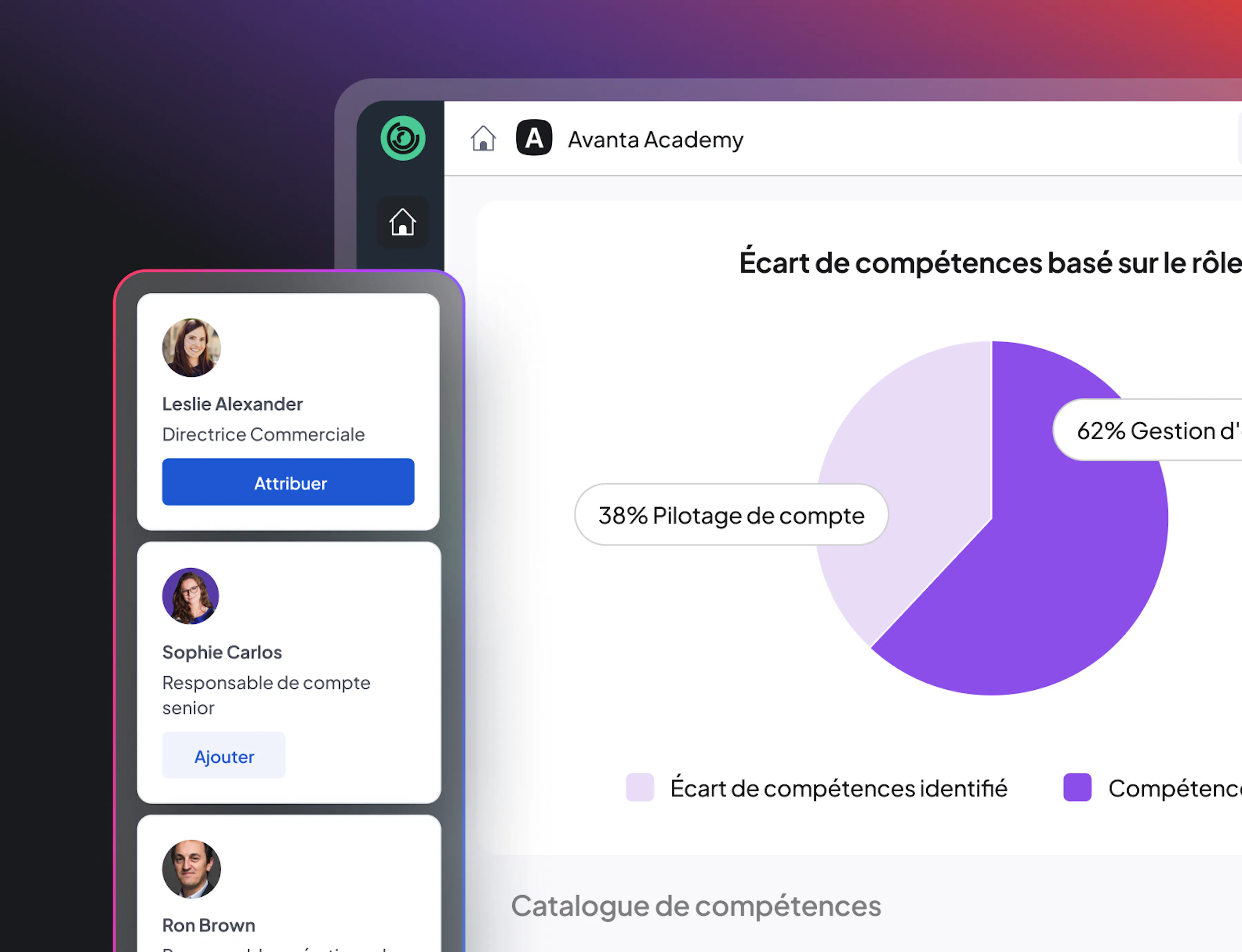 Screenshot graphique sur desktop et utilisateurs sur mobile