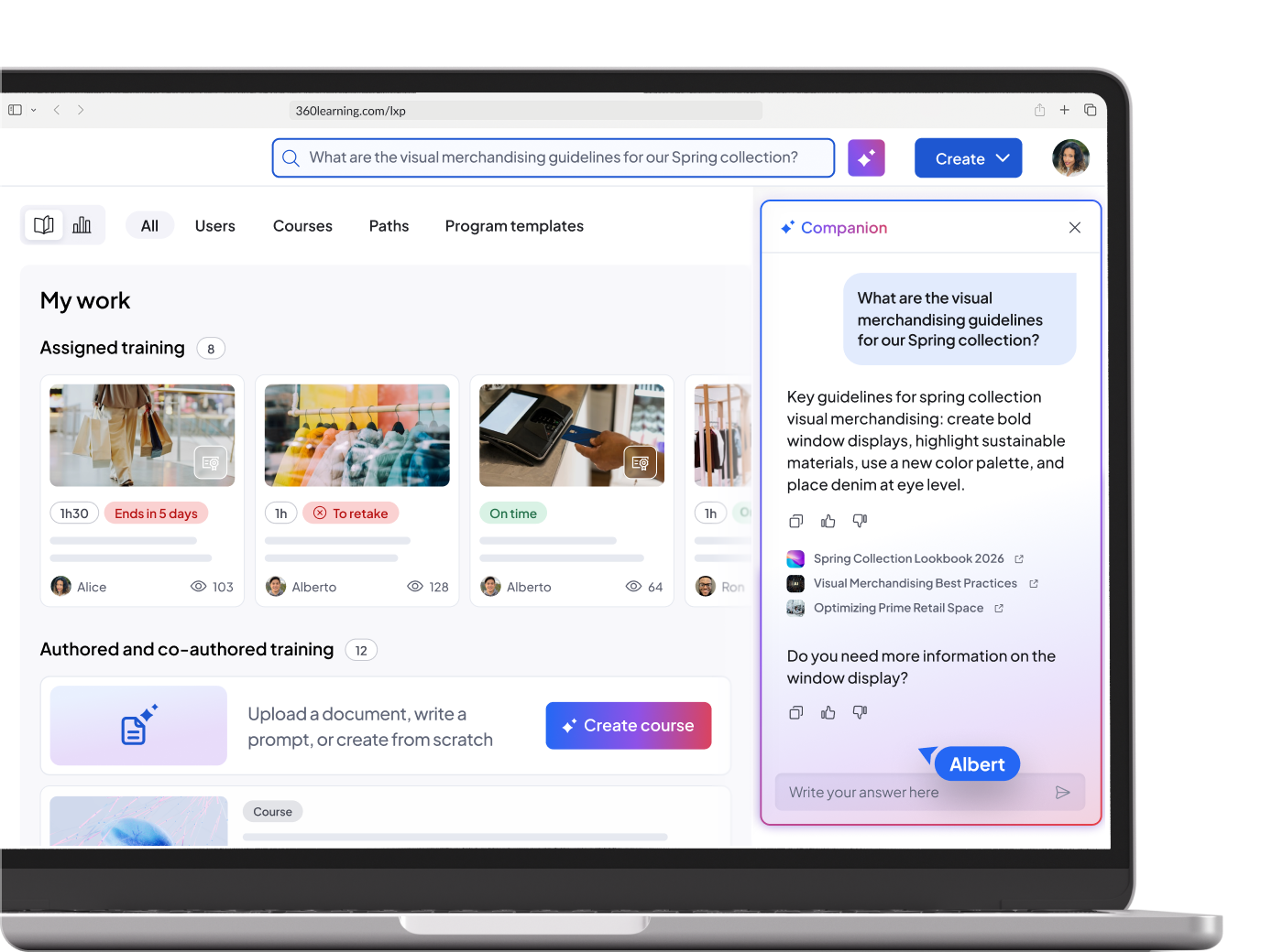 Learning experience platform
