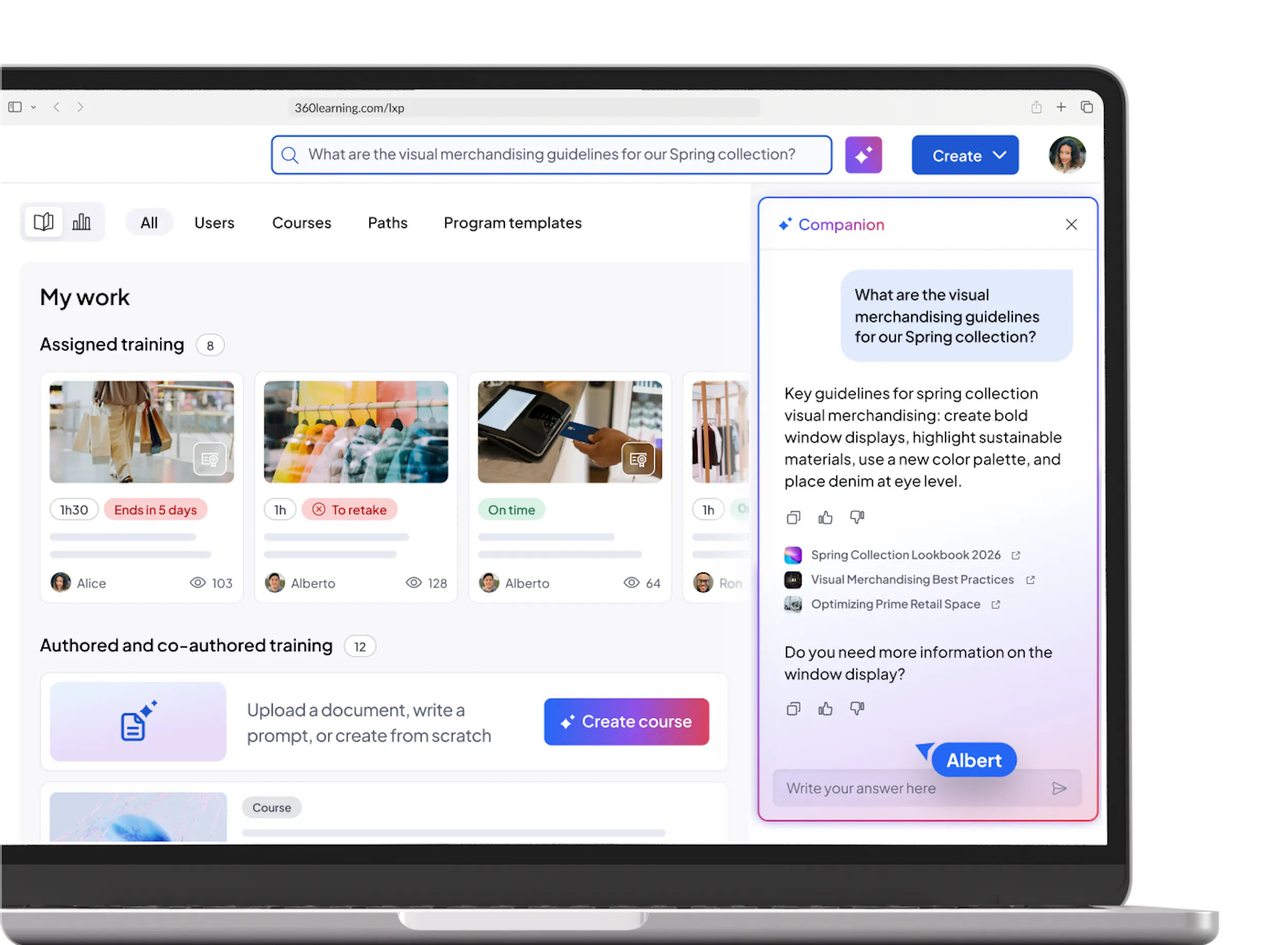 Learning experience platform