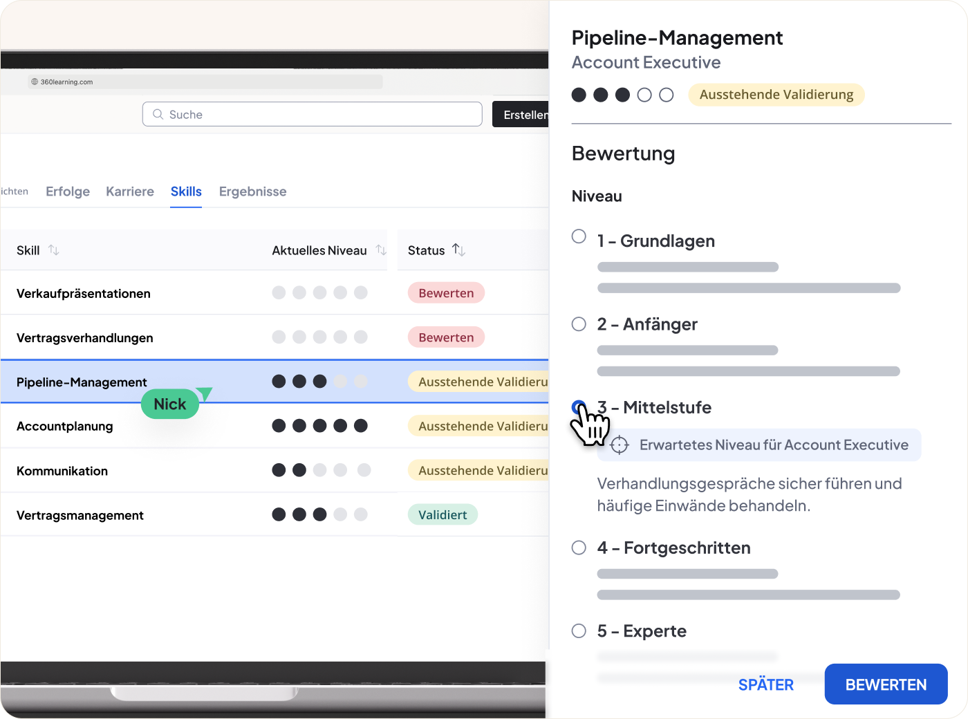 Kompetenzprofile & -bewertungen