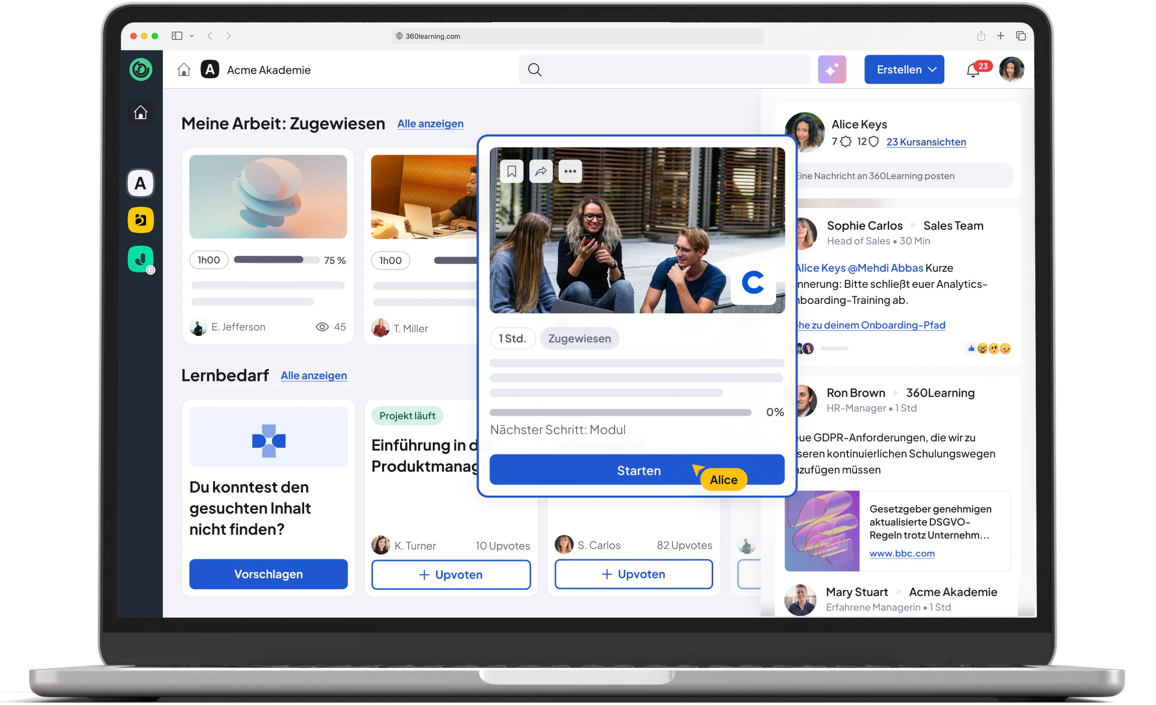 360Learning: KI-LMS mit modernem UX & Lernanalysen