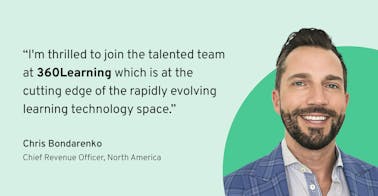 Former Docebo Sales Leader Chris Bondarenko Joins 360Learning as North American Chief Revenue Officer to Accelerate Expansion