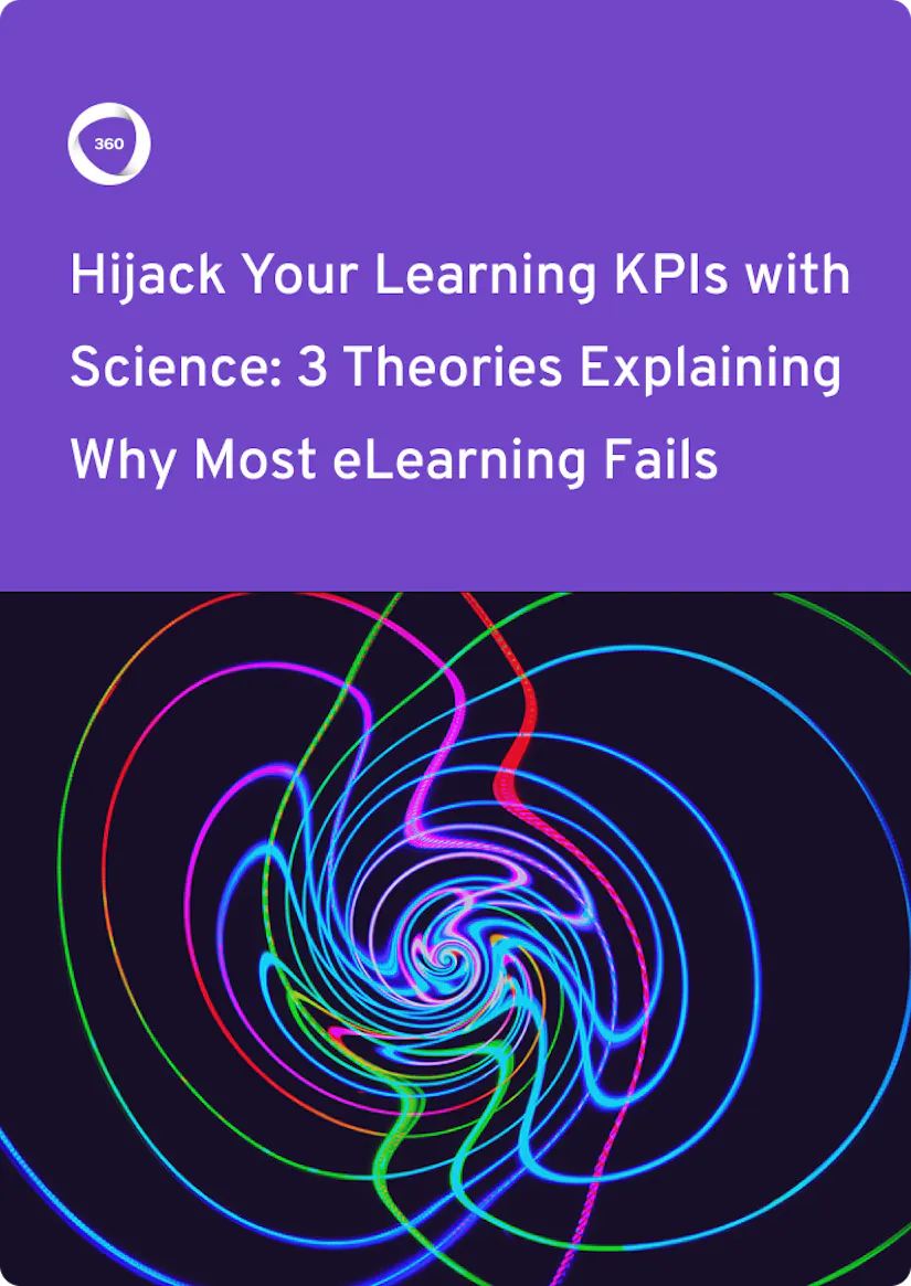 Hijack learning KPIs ebook cover | 360Learning