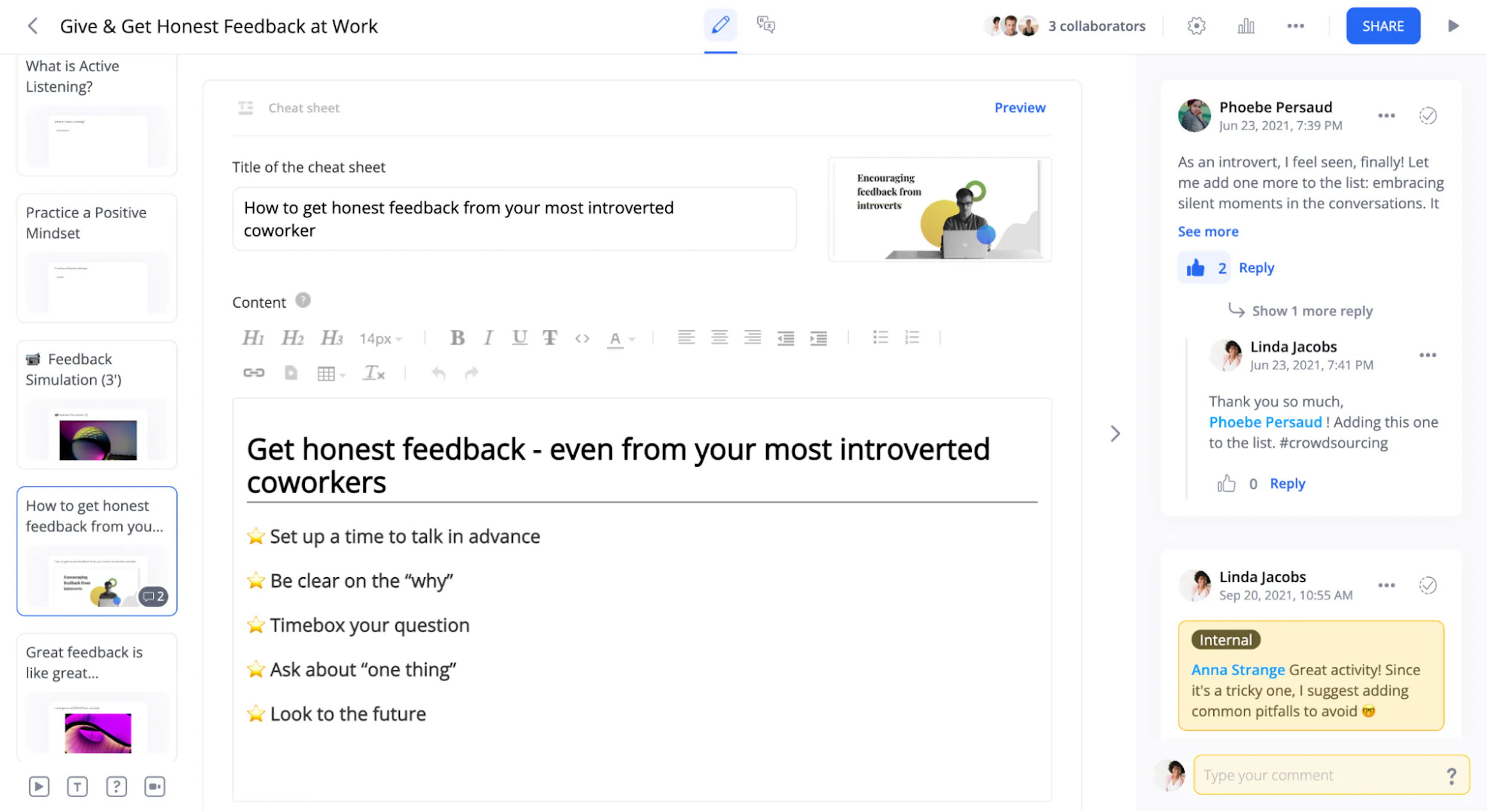 Comprehensive LMS platforms offer features like in-course forums for learners to discuss and engage