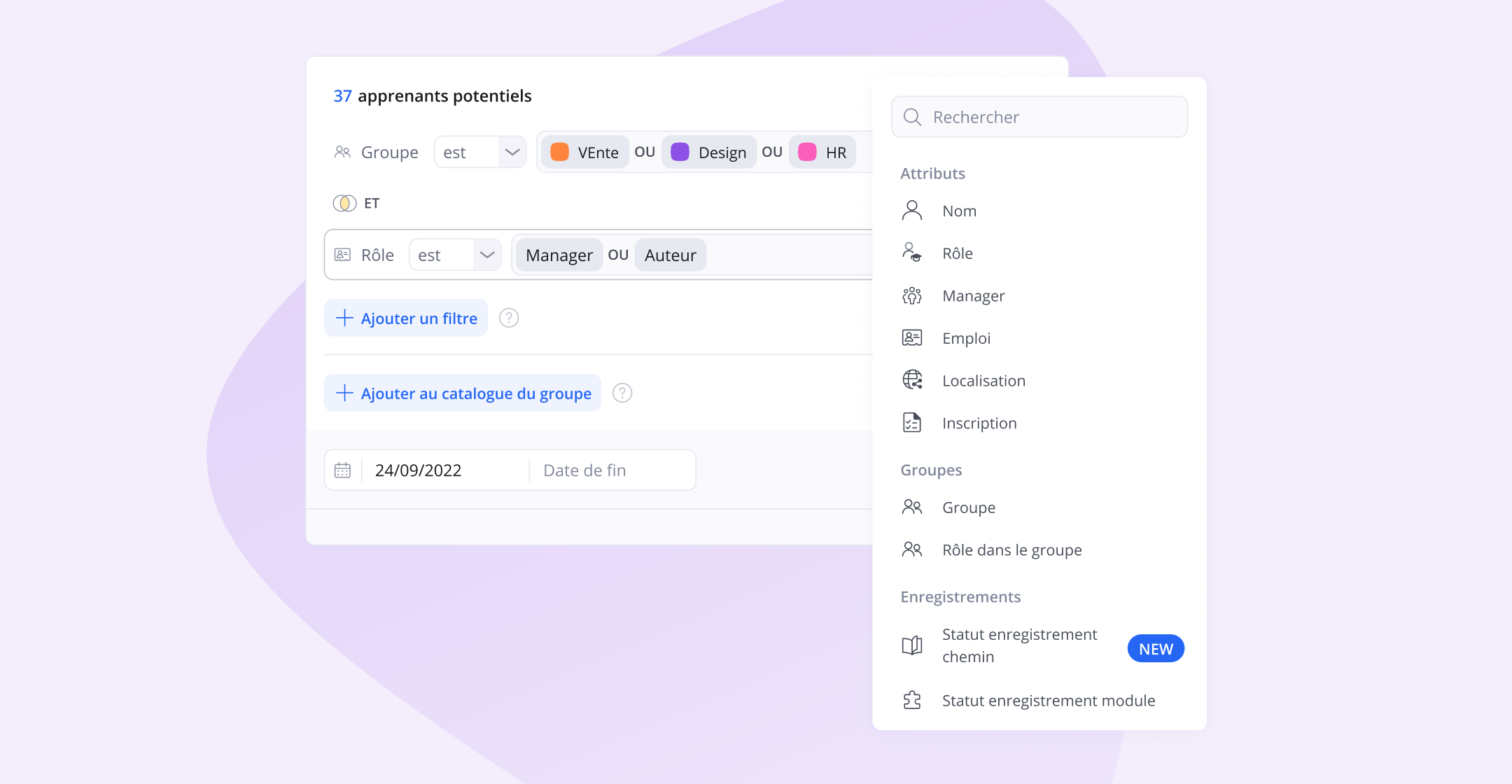 Inscription automatique 360Learning