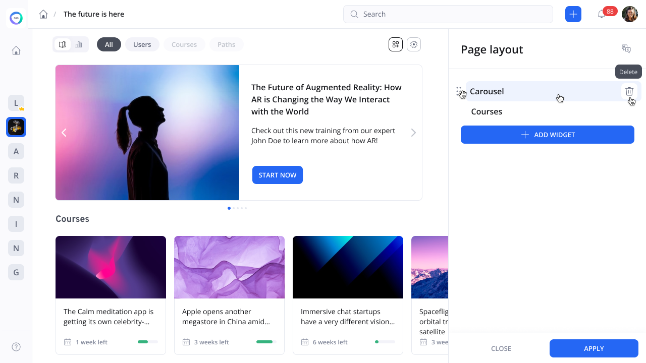 Provide personalized learning experiences