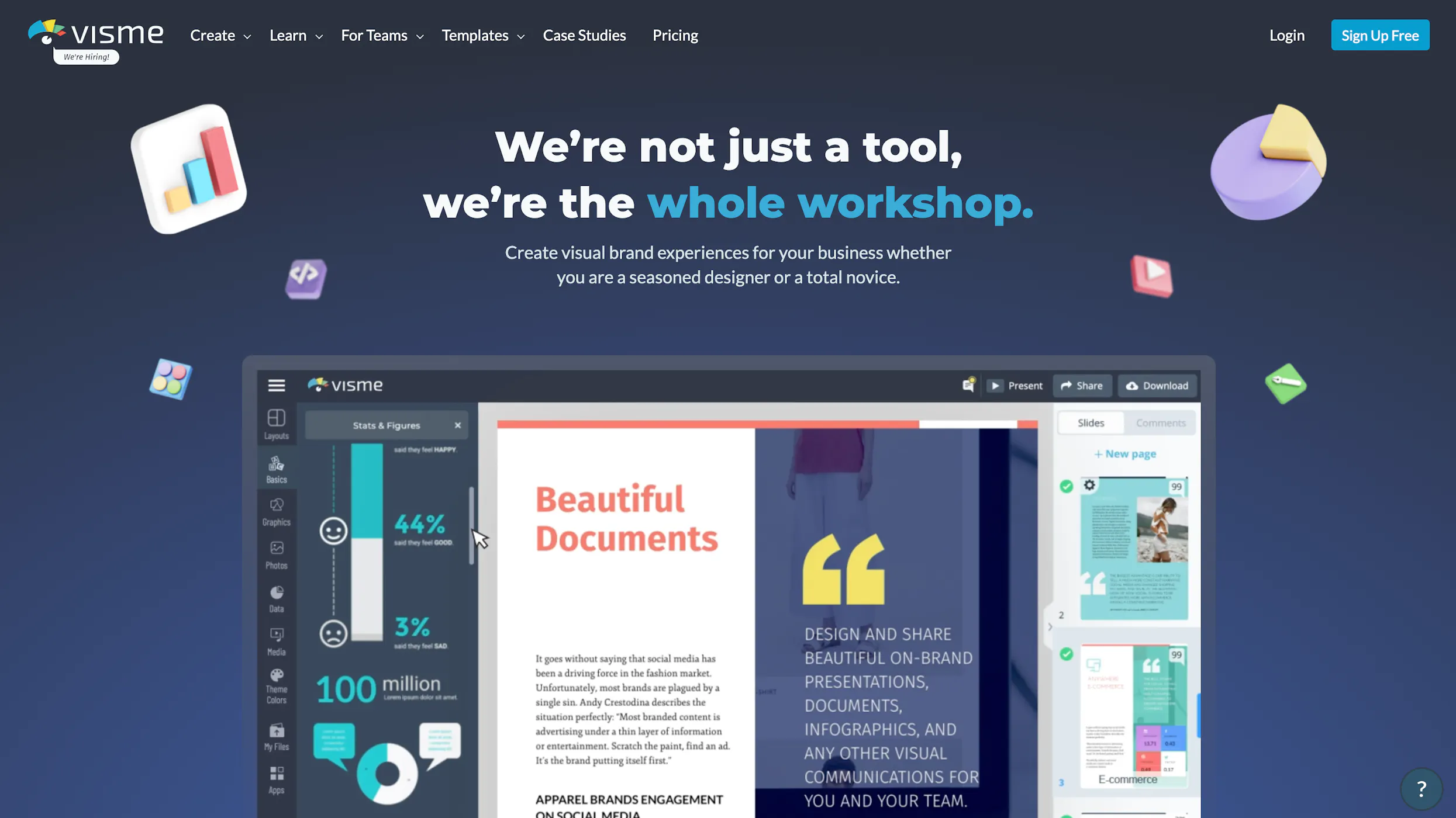 Visme E-Learning Tool