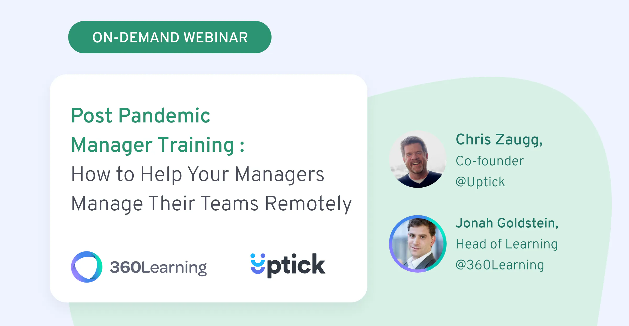 Post pandemic manager training replay cta
