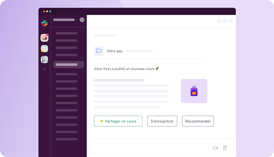 Intégration Slack | 360Learning