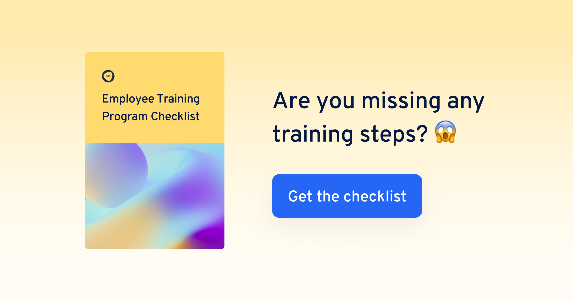 Make sure you cover all your bases.