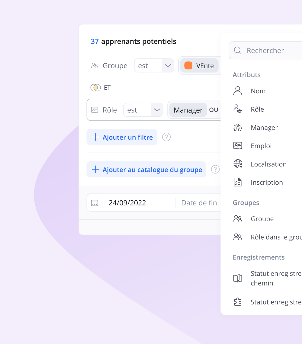 Inscription automatique 360Learning