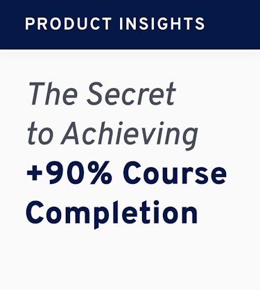 How to Achieve 90% Course Completion Rates (3 Data-Driven Insights)