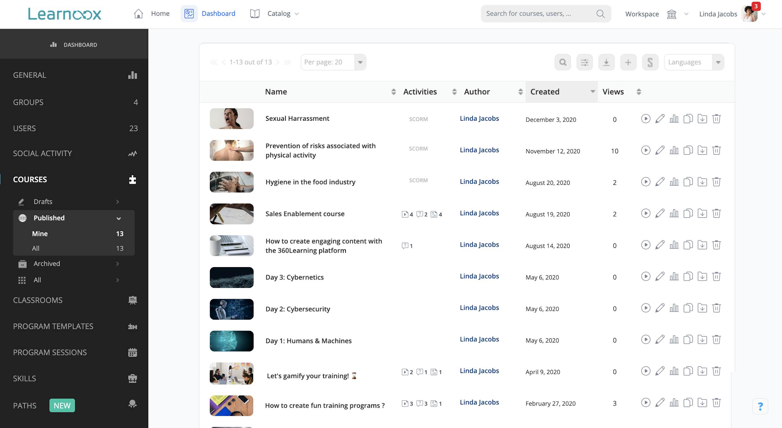 SCORM compliance