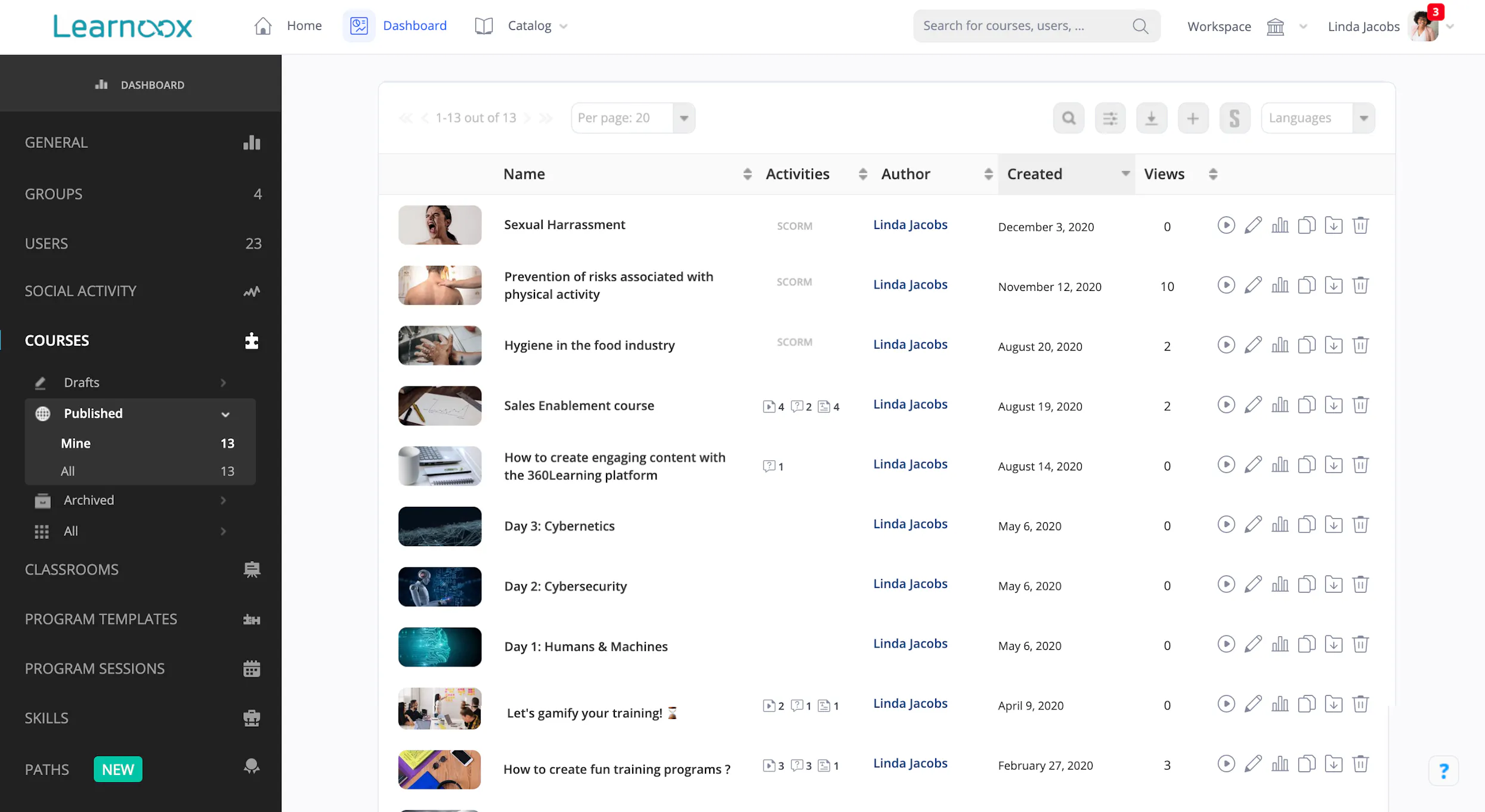 SCORM compliance