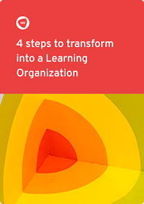 4 steps to become Learning Organization ebook cover | 360Learning