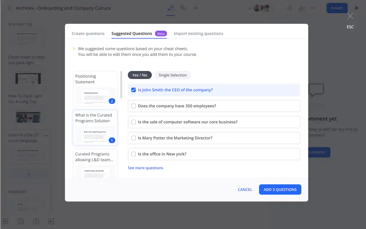 Training Program Guide: 11 Steps with 9 Examples