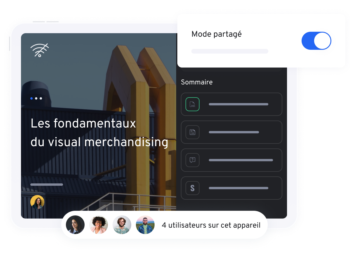 Illustration mode partage | 360Learning