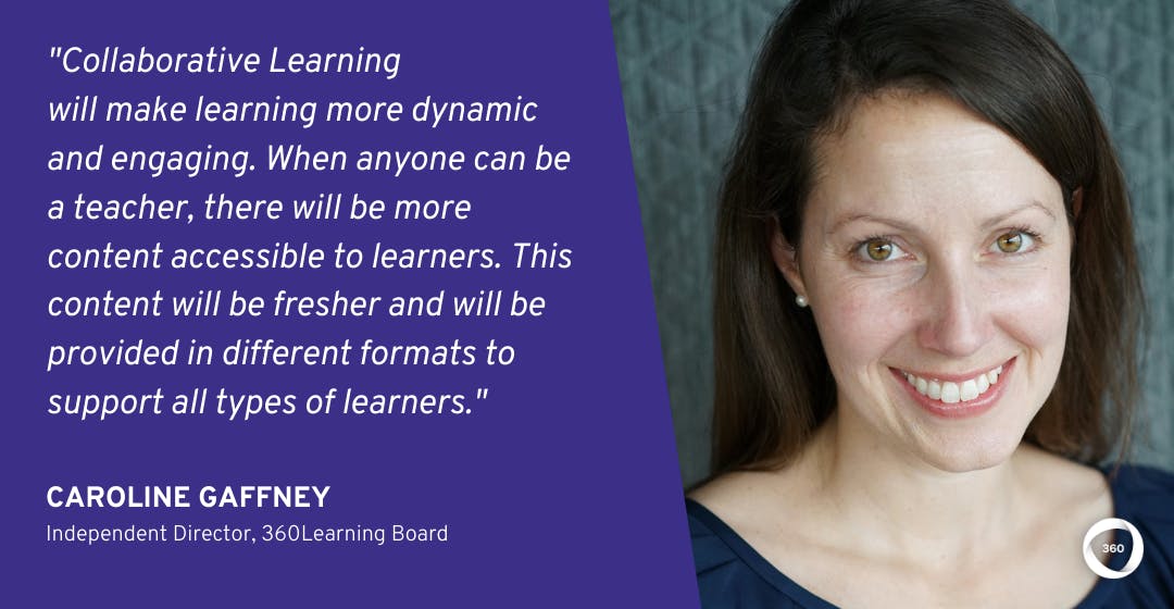 360Learning New Director Caroline Gaffney