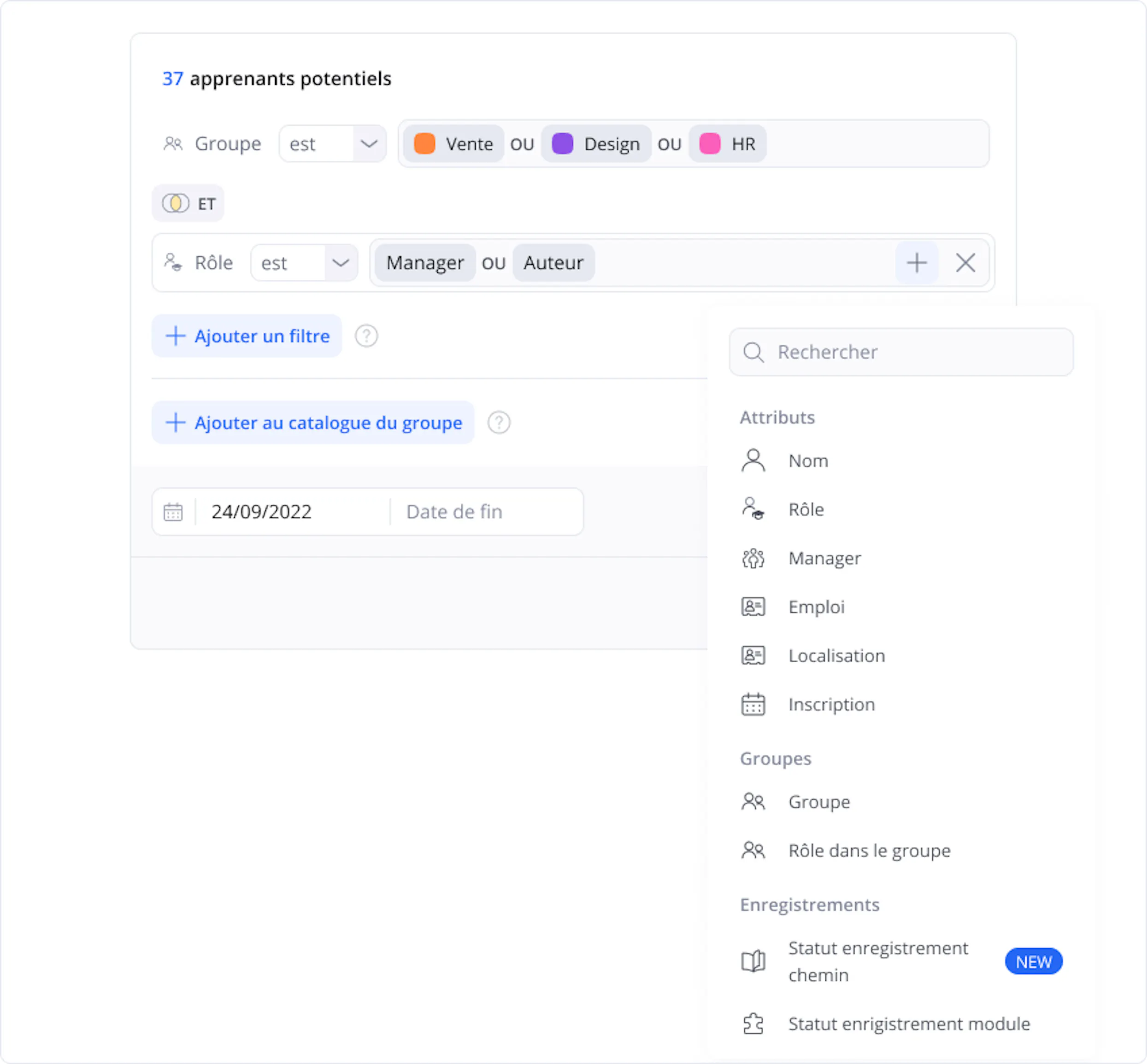 Inscription automatique 360Learning