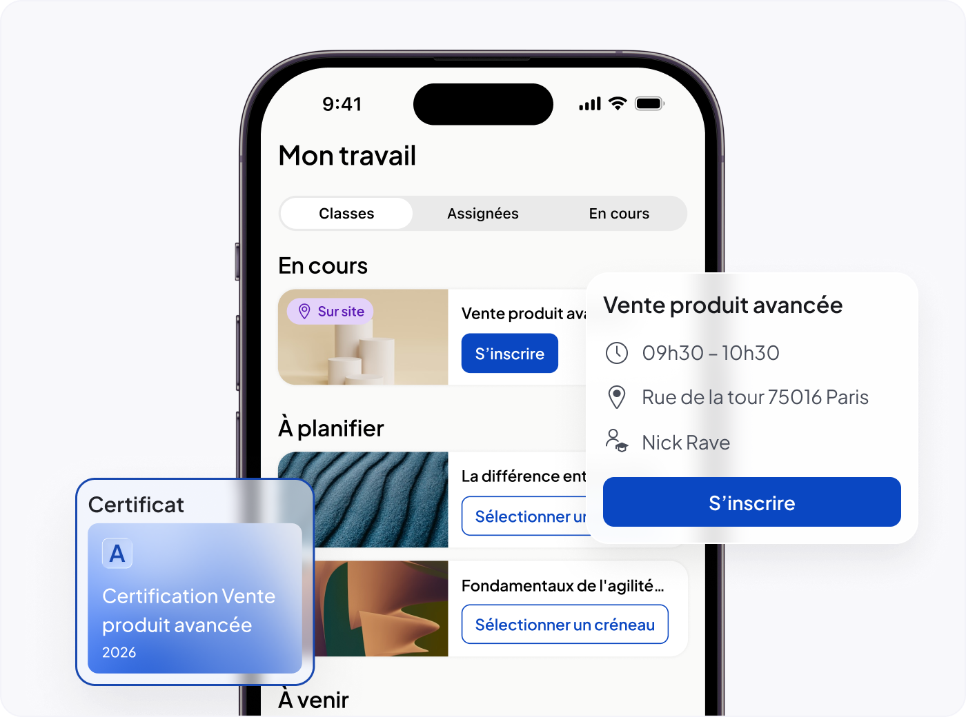 Formation en présentiel