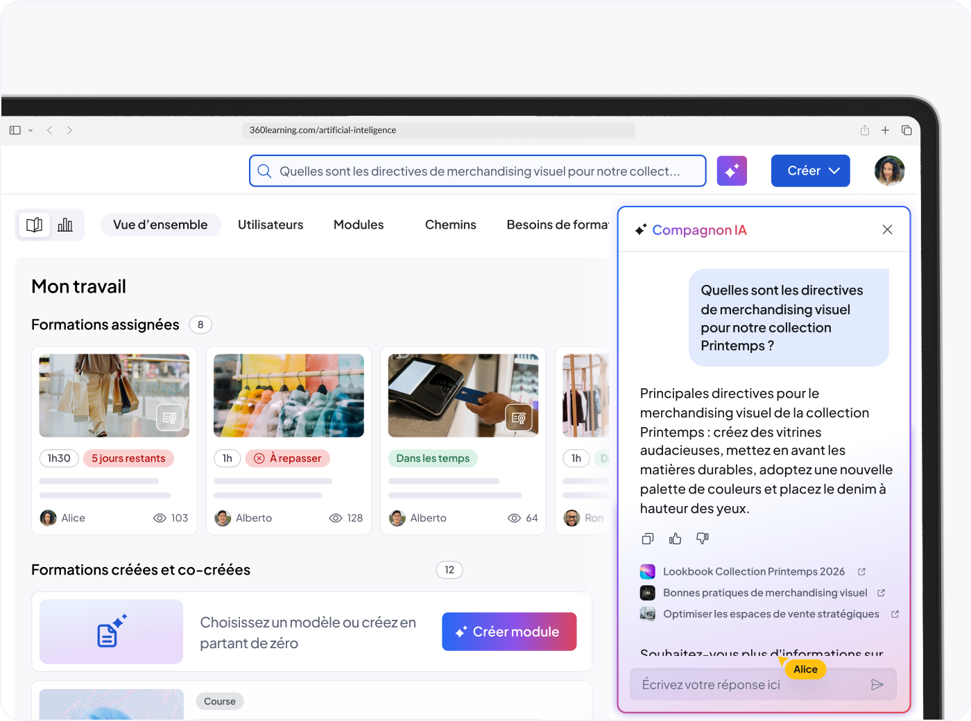 Apprentissage personnalisé
