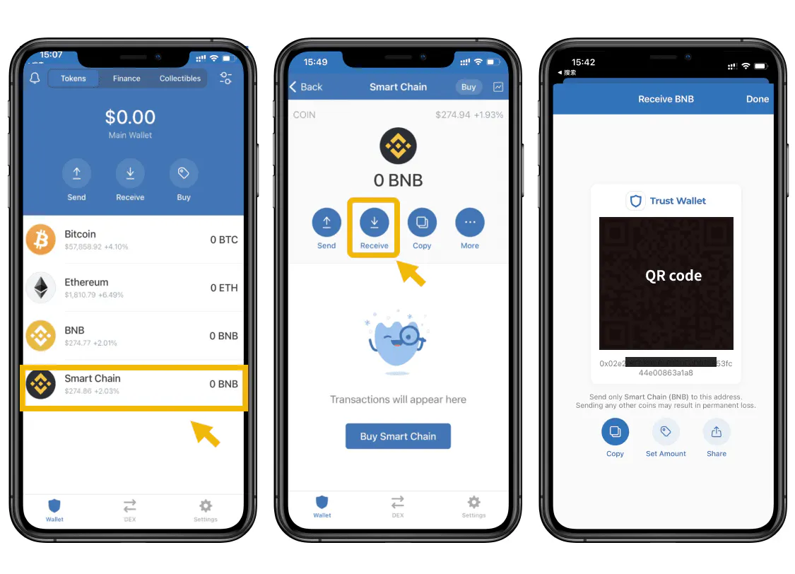 Fund a Binance Chain Wallet