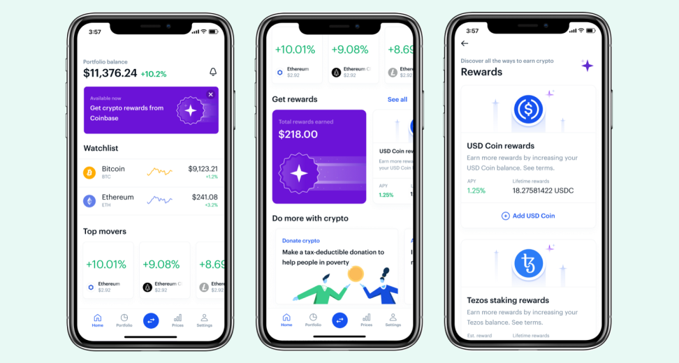 Coinbase mobile wallet