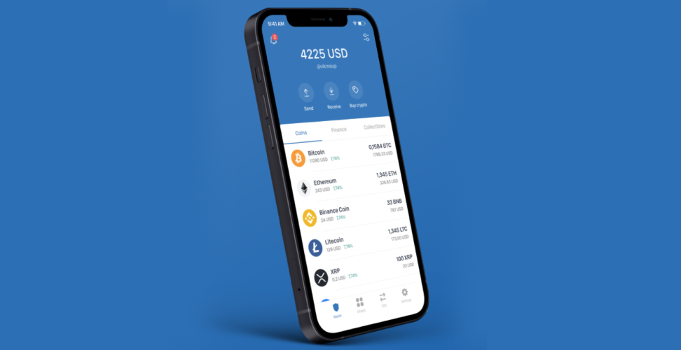 A mobile crypto wallet – Trust Wallet