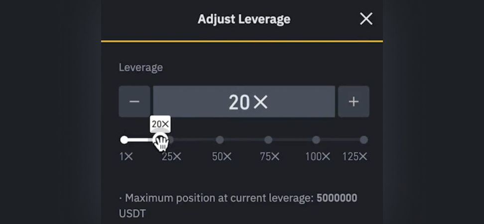 futures leverage on Binance