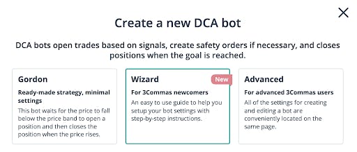 DCA bot by 3Commas